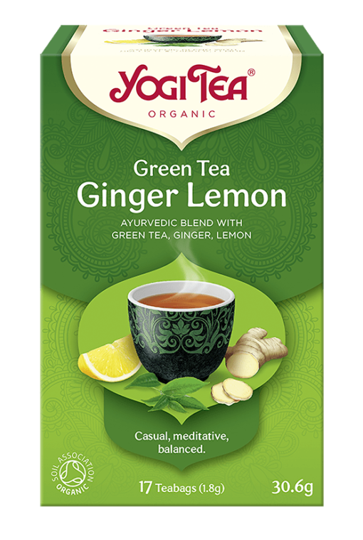 yogi tea green ginger lemon